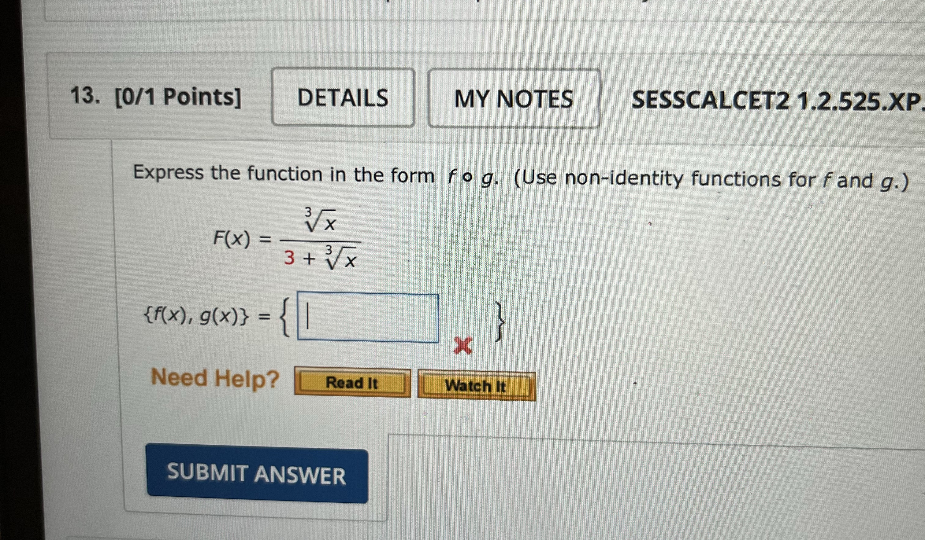[ 0 / 1 Points ] SESSCALCET 2 1 . 2 . 5 2 5 . XP