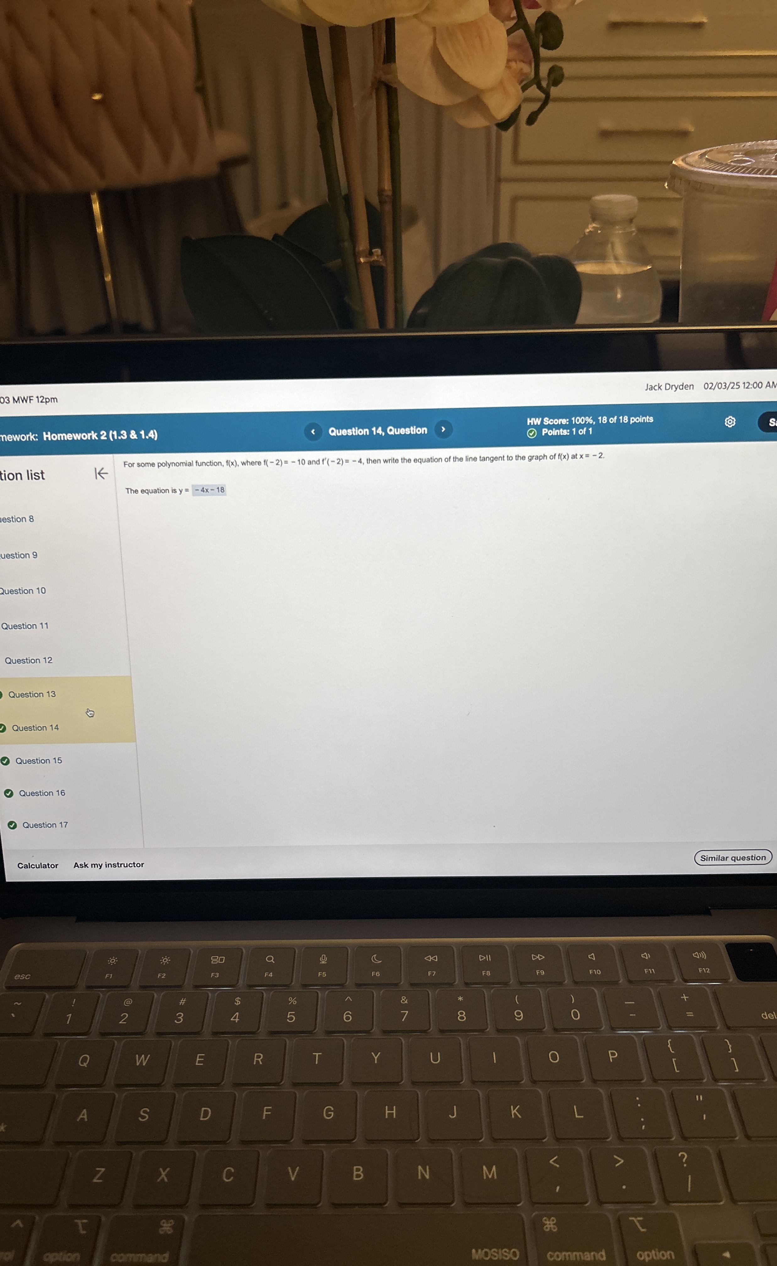 0 3 MWF 1 2 pm Jack Dryden 0 2 / 0 3 / 2 5 1 2 :