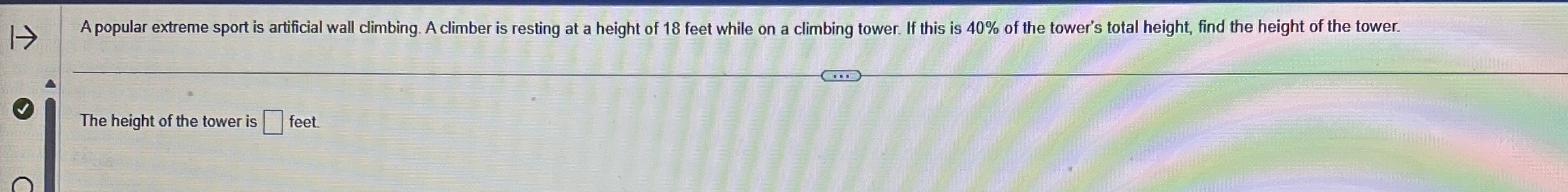 A popular extreme sport is artificial wall