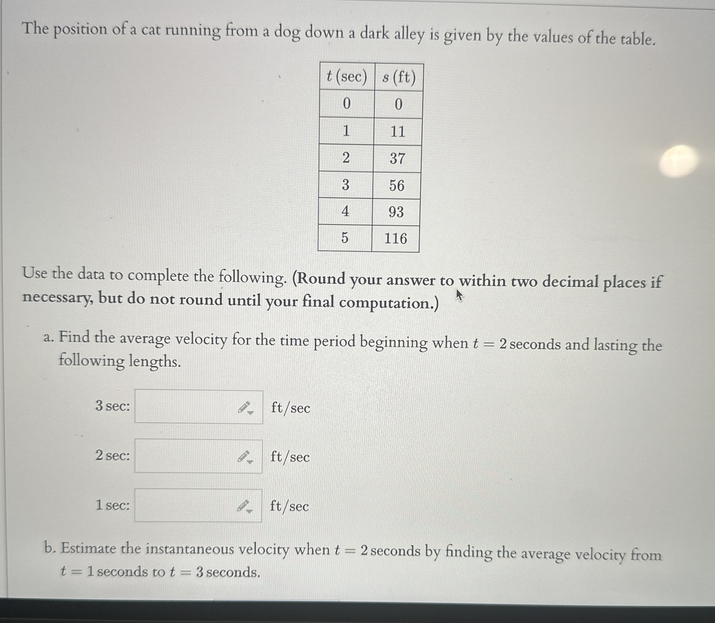 The position of a cat running from a dog down a
