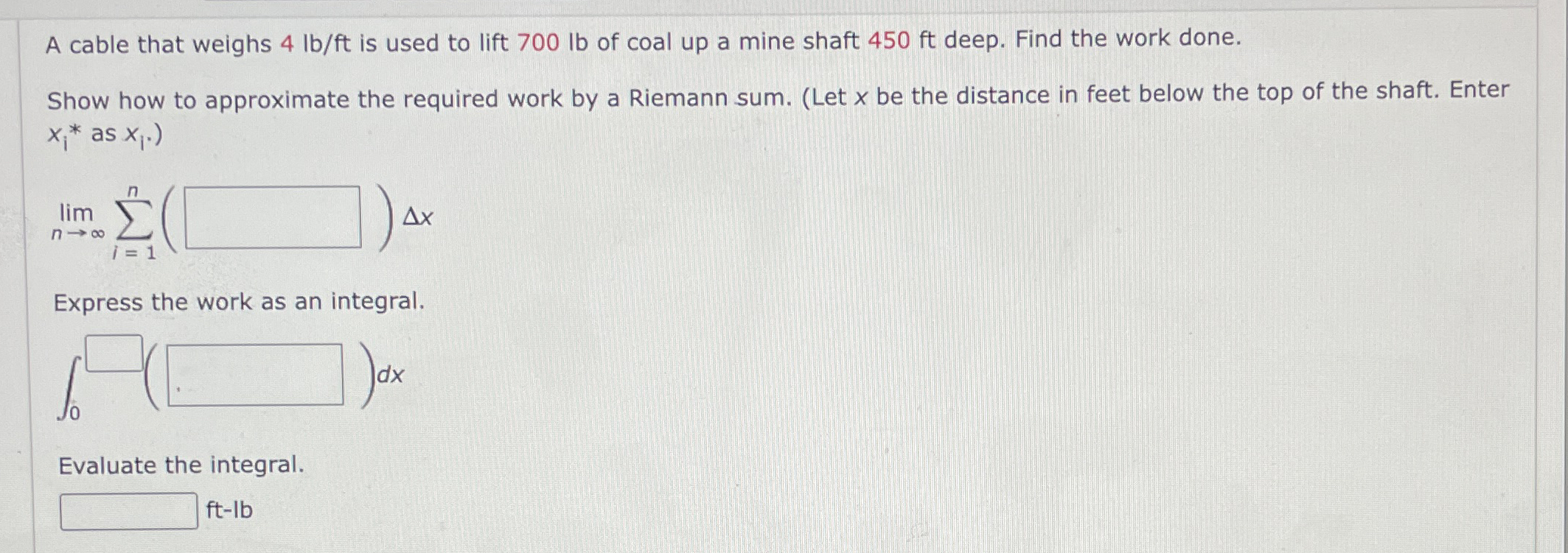 A cable that weighs 4 l b f t is used to lift 7 0