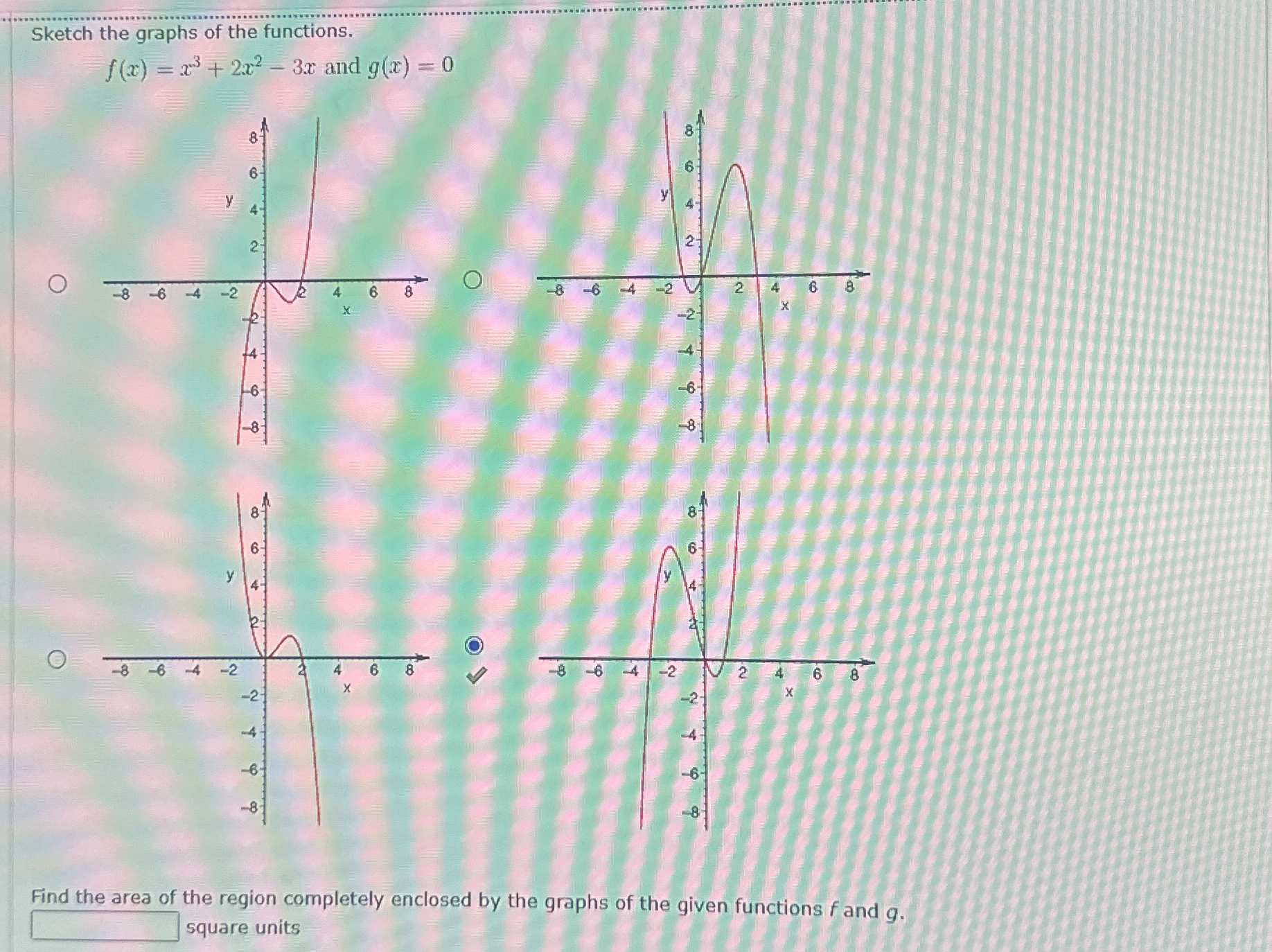 Sketch the graphs of the functions. f ( x ) = x 3