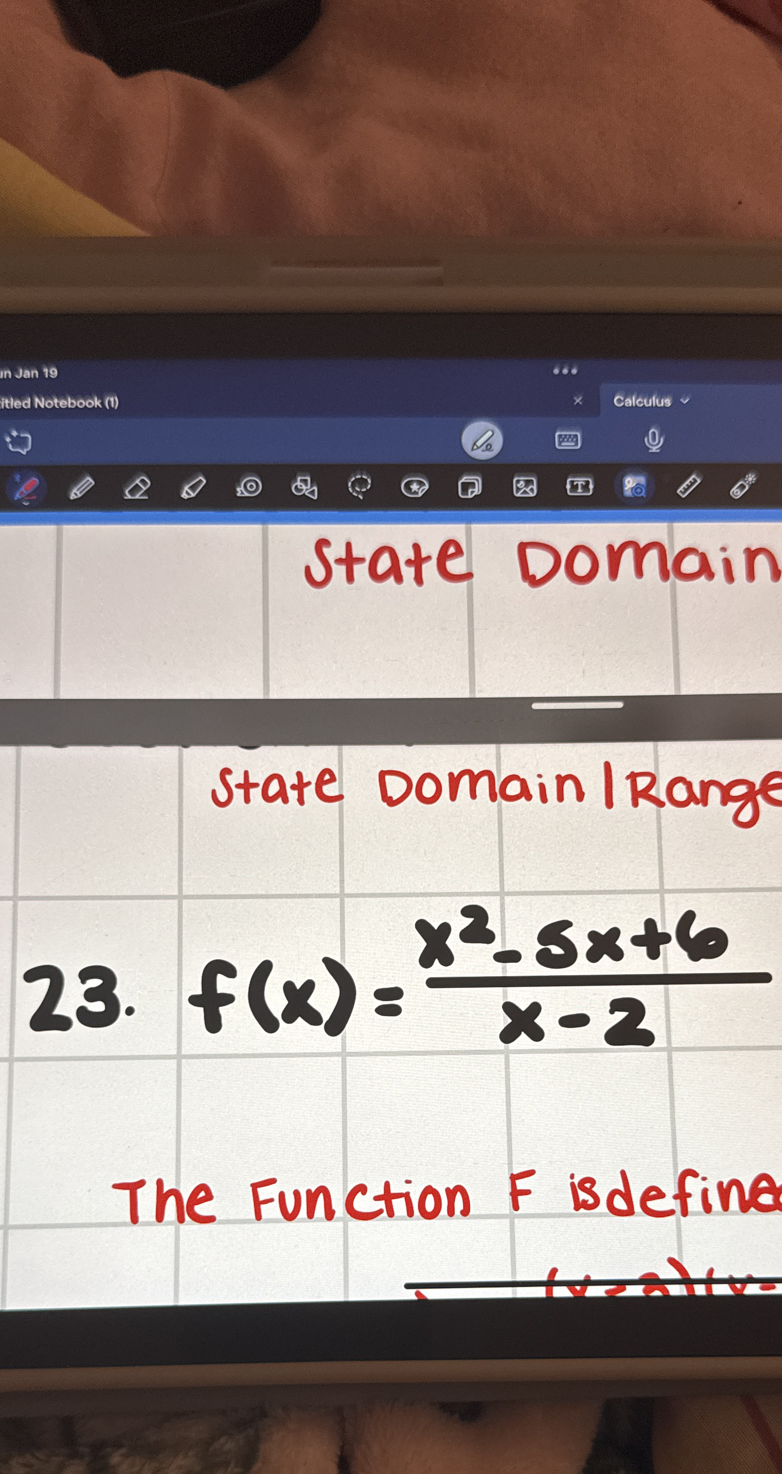 State Domain State Domain I Range 2 3 . f ( x ) =