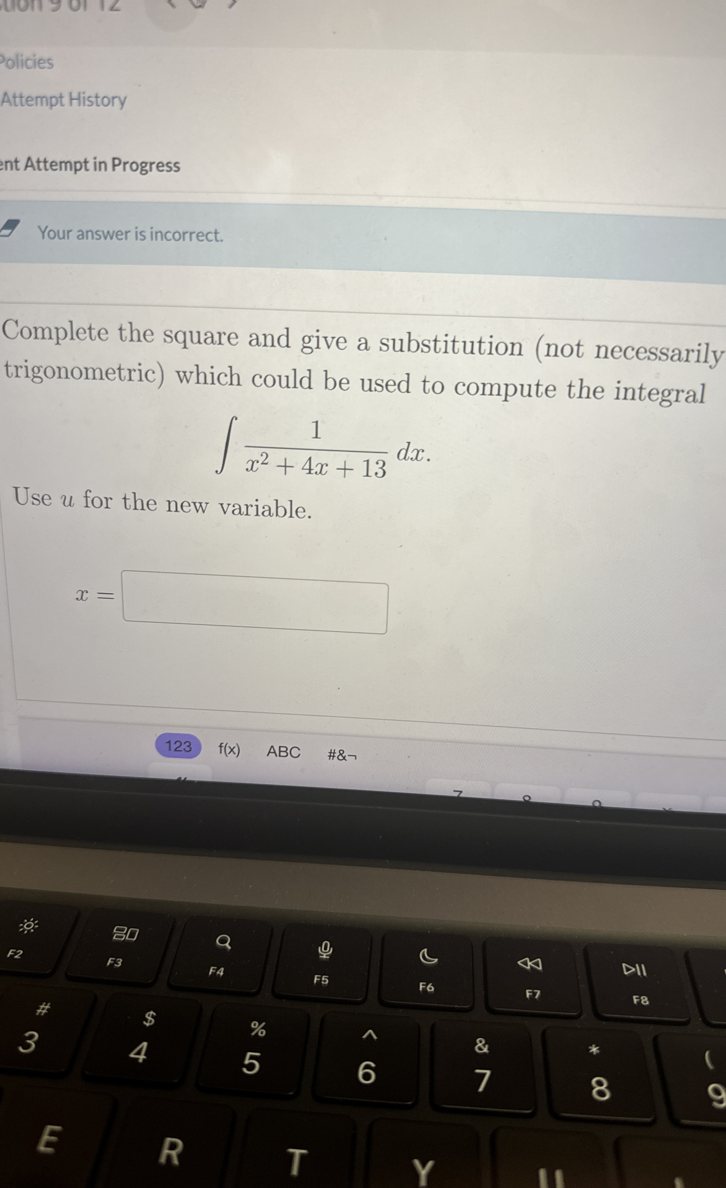 Policies Attempt History ent Attempt in Progress