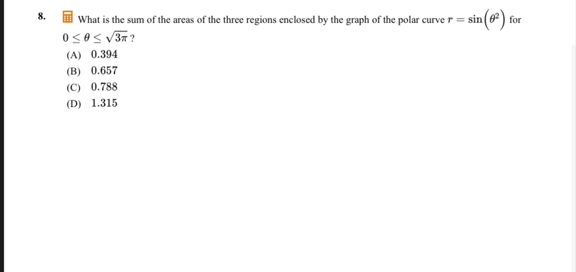 What is the sum of the areas of the three regions