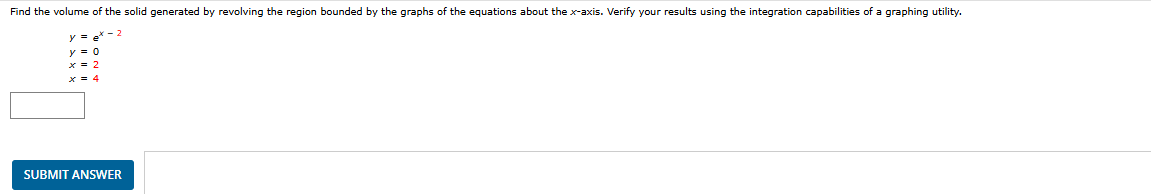 Find the volume of the solid generated by