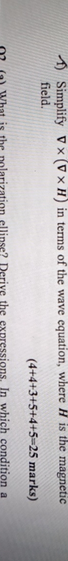 Simplify grad ( g r a d H ) in terms of the wave