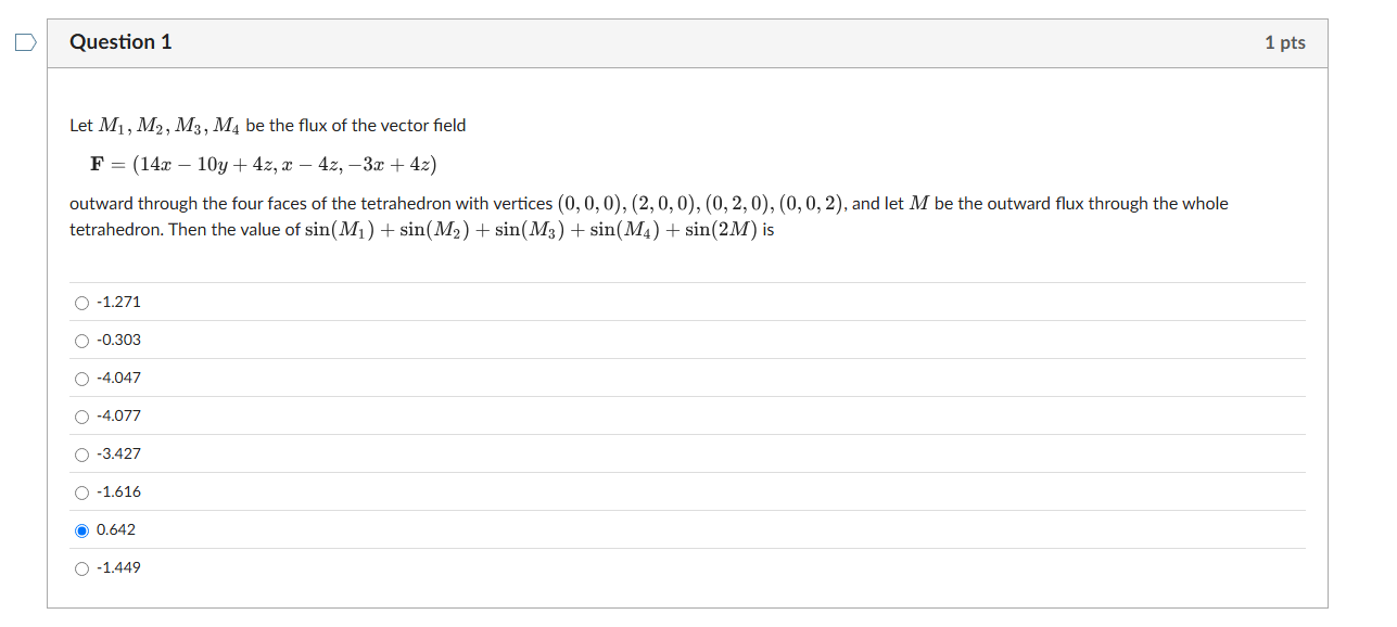Question 1 Let M _ ( 1 ) , M _ ( 2 ) , M _ ( 3 )