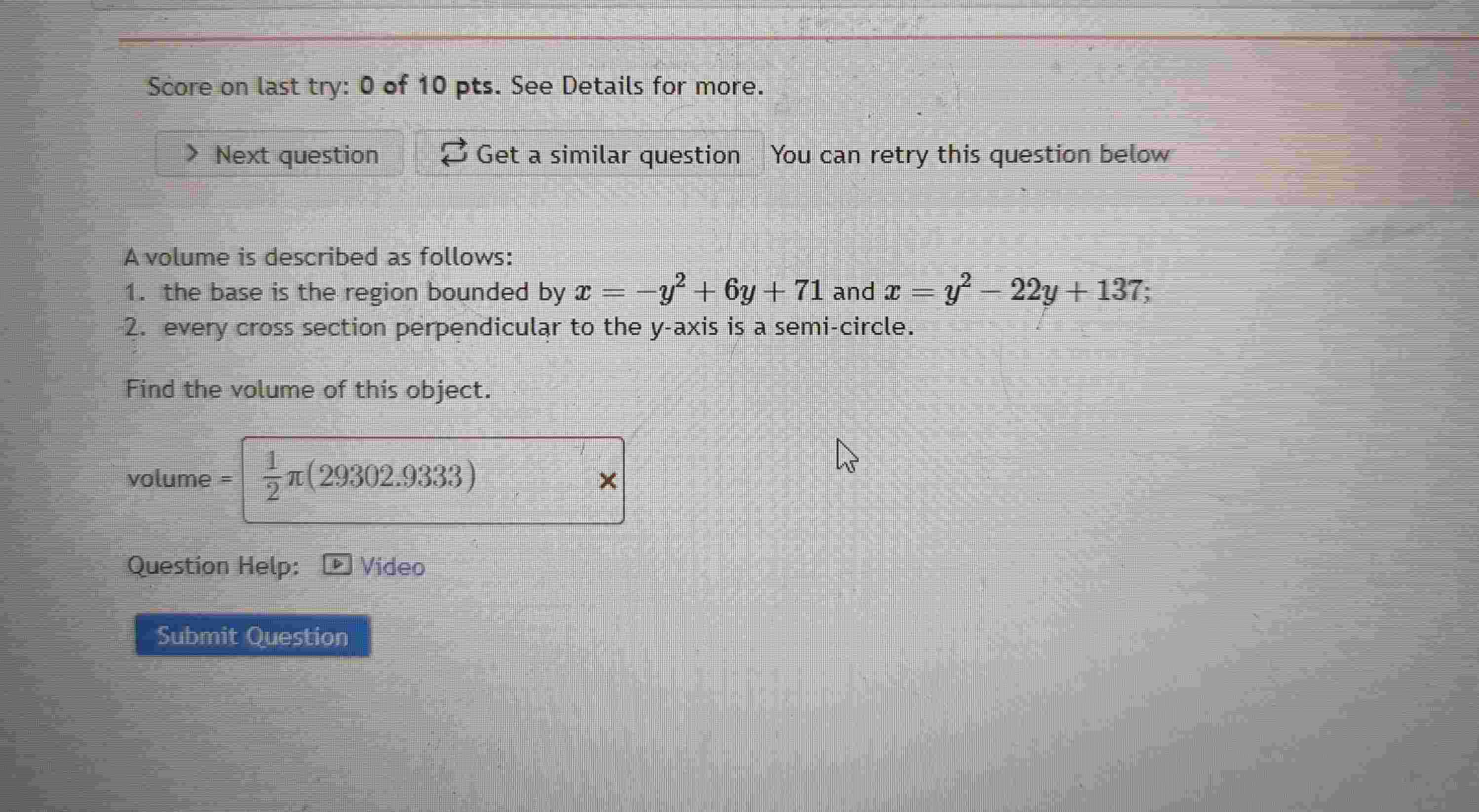 Score on last try: 0 of 1 0 pts . See Details for