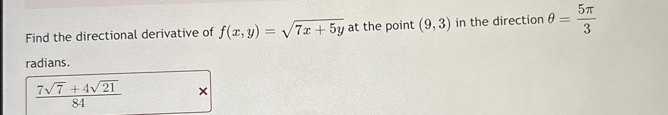 1 ) . Find the directional derivative of the