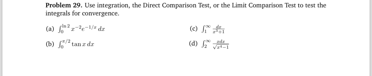 Problem 2 9 . Use integration, the Direct