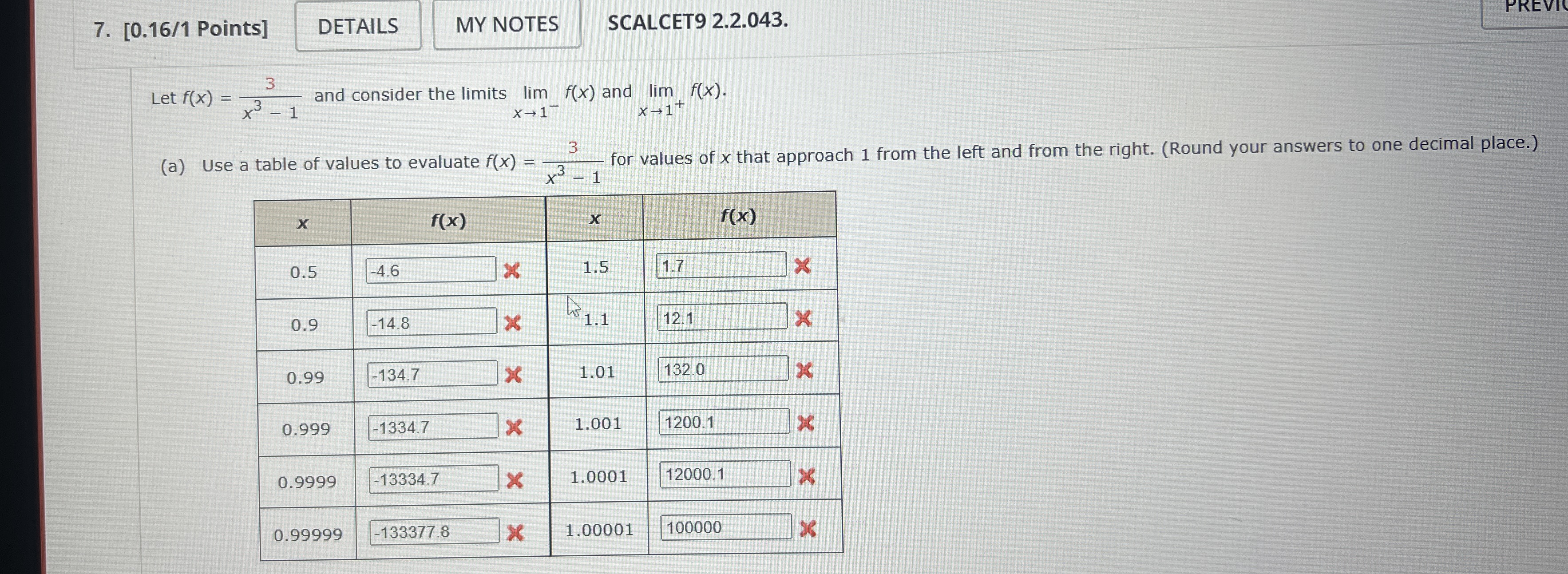 Points ] SCALCET 9 2 . 2 . 0 4 3 . Let f ( x ) =