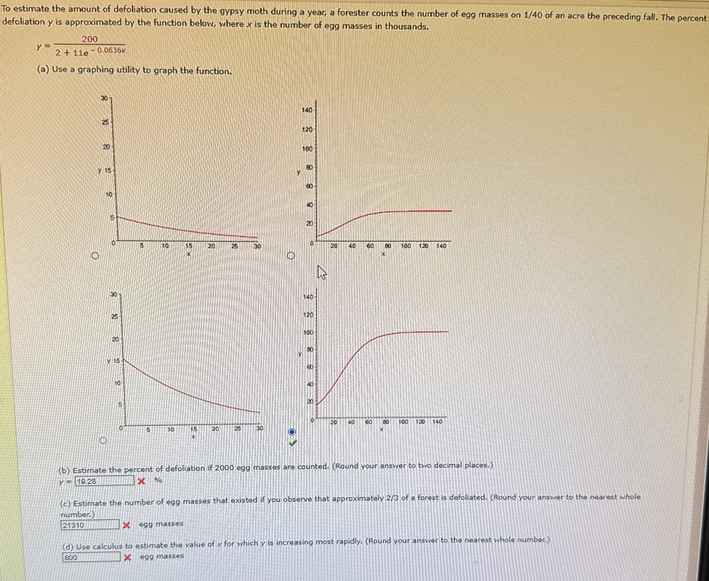 To estimate the amount of defoliation caused by