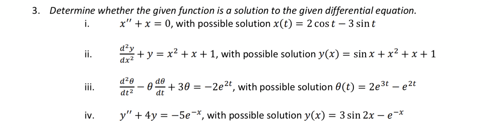 Determine whether the given function is a
