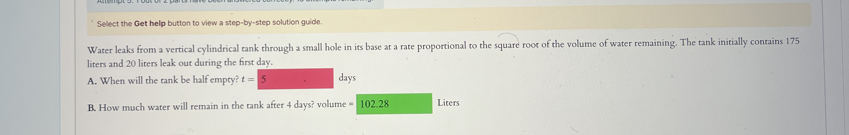 Select the Get help button to view a step - by -
