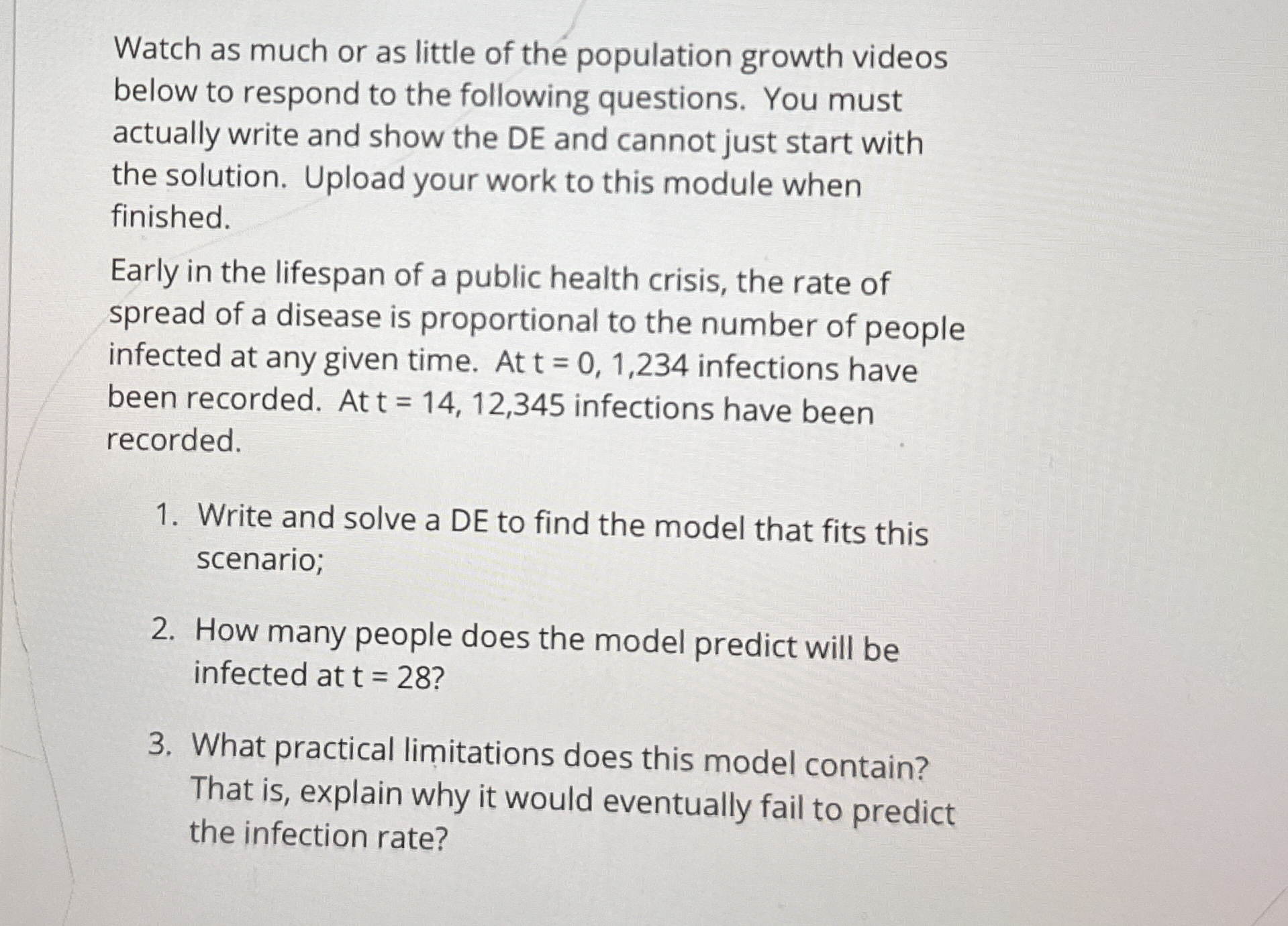 Watch as much or as little of the population