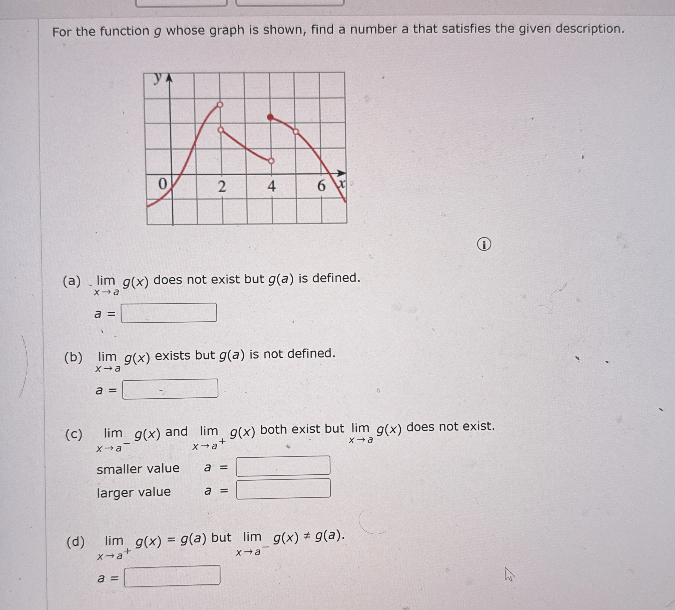 A graphing calculator is recommended. If a rock