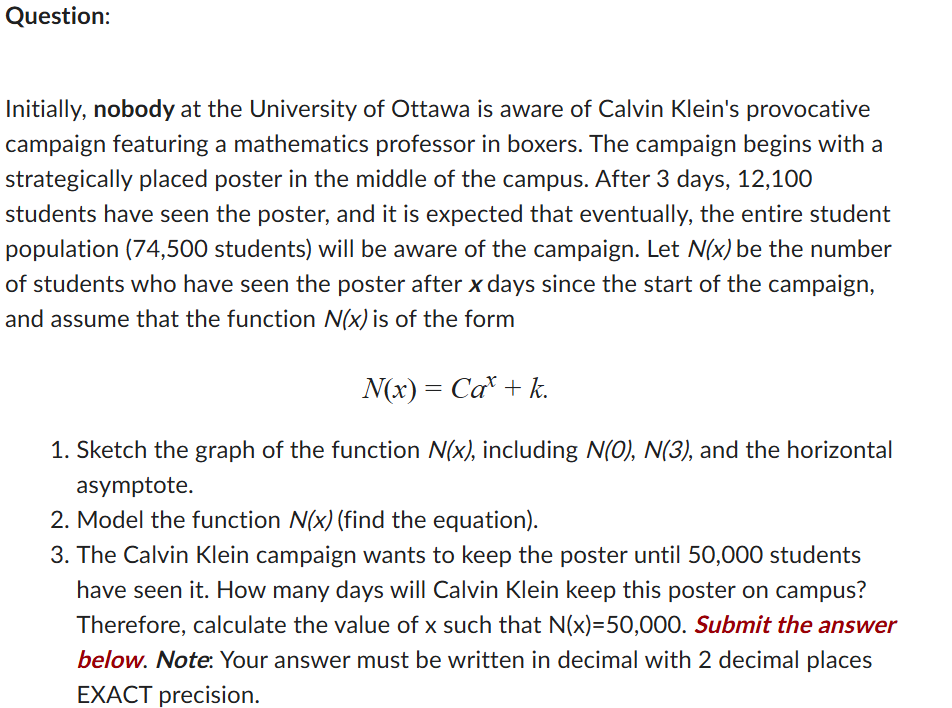 Question: Initially, nobody at the University of