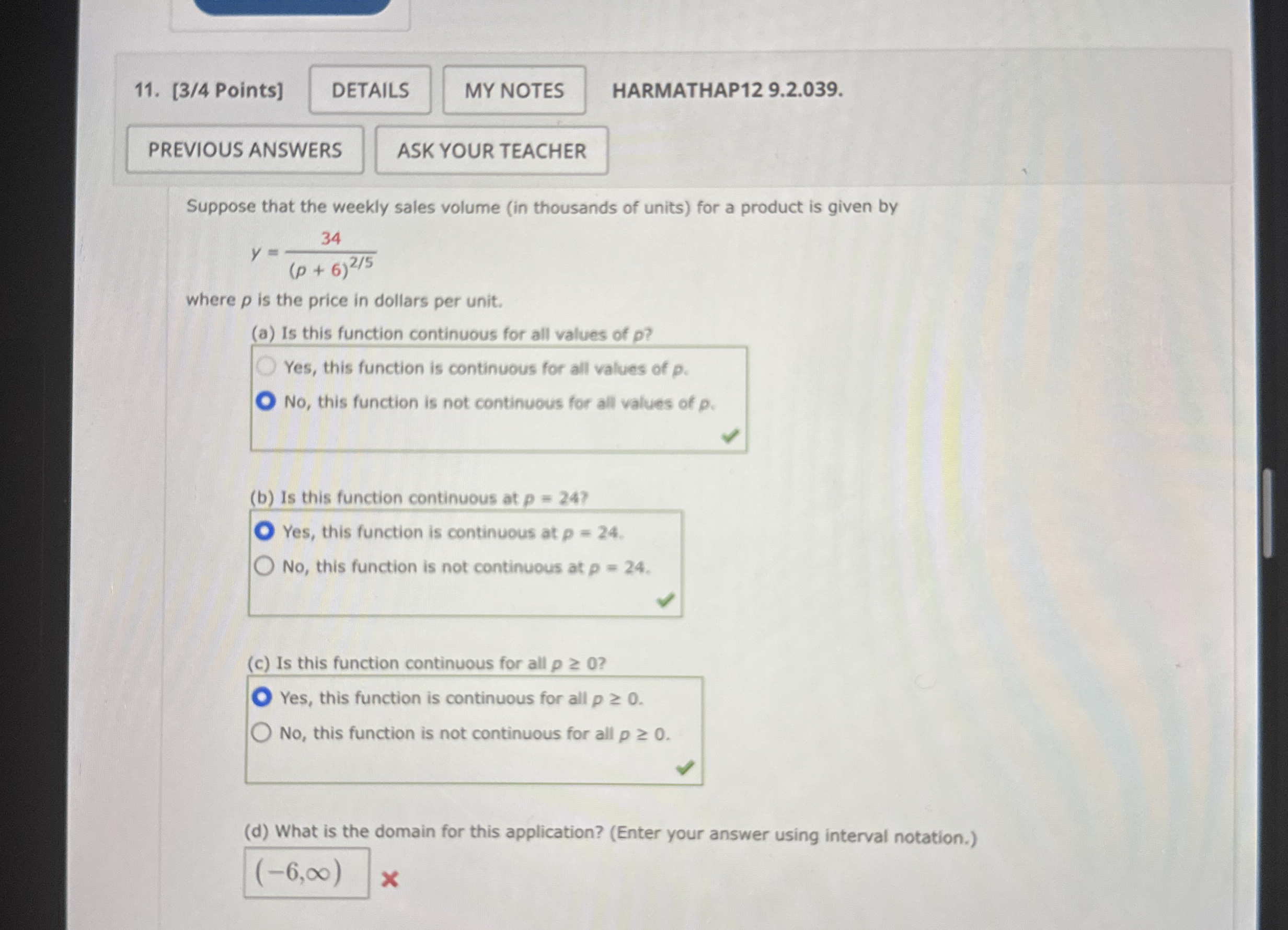 [ 3 / 4 Points ] HARMATHAP 1 2 9 . 2 . 0 3 9 .