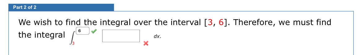 Part 2 of 2 We wish to find the integral over the