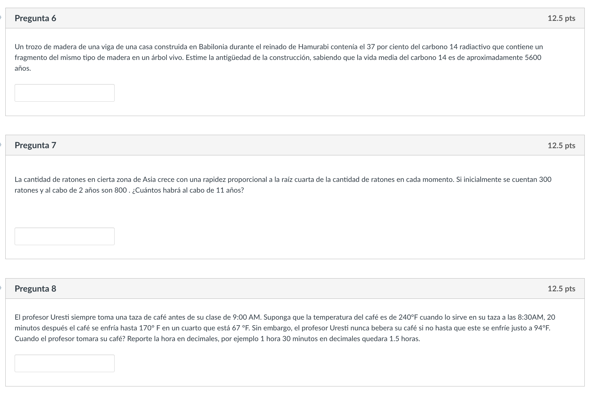 Pregunta 6 Un trozo de madera de una viga de una