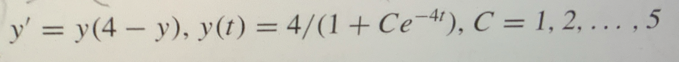 Show that the given solution is a general