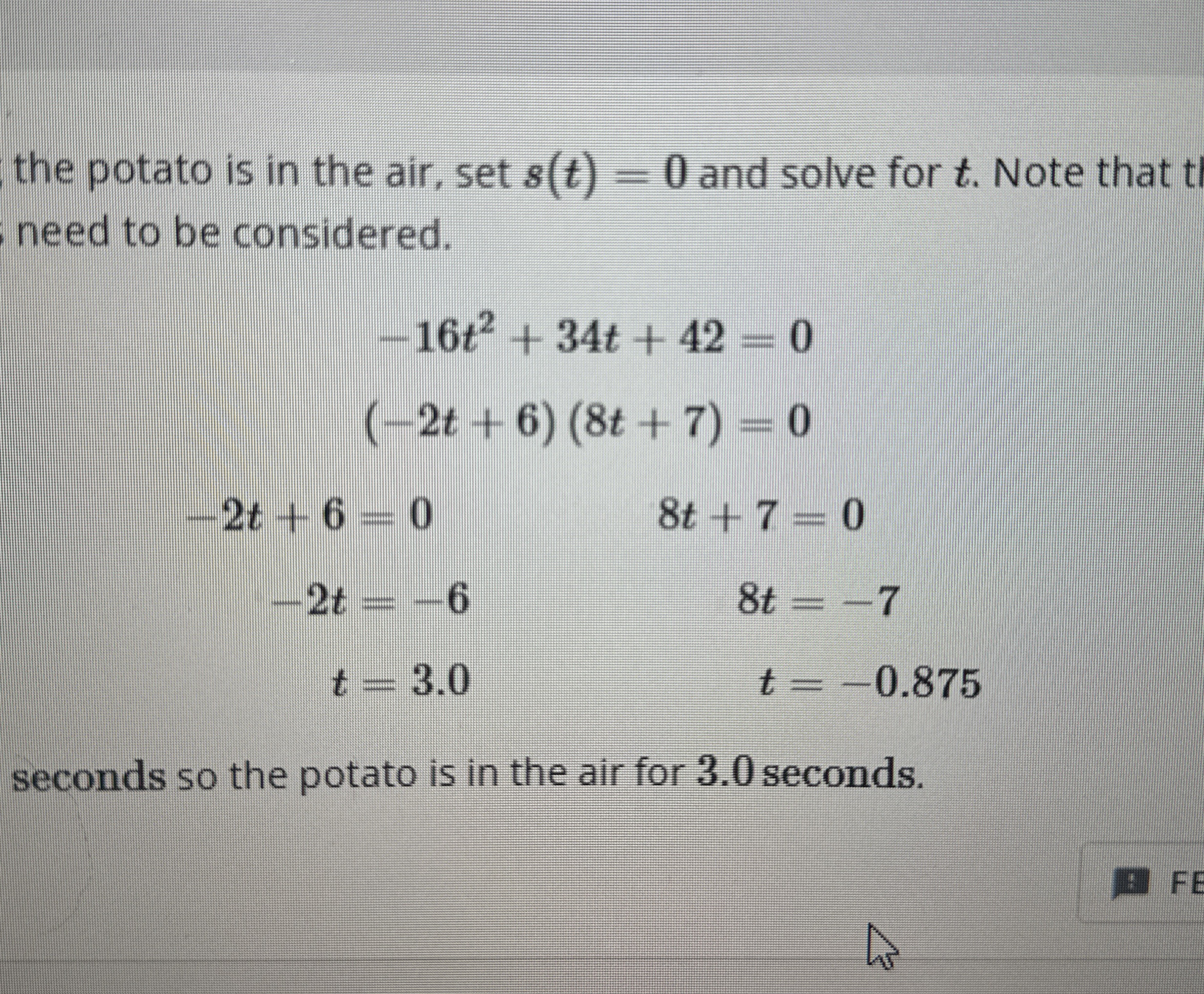 How did they factor like that? The potato is in