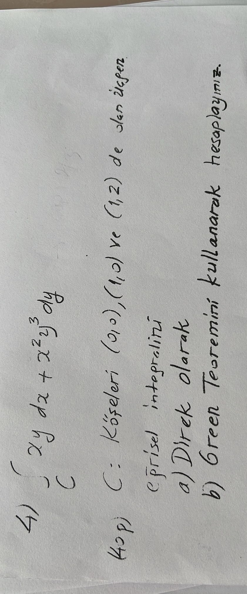 C x y d x + x 2 2 ( Hop ) C: K speleri ( 0 , 0 )