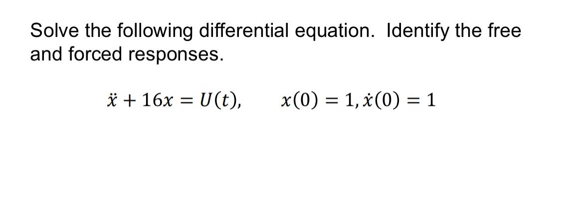 Solve the following differential equation.