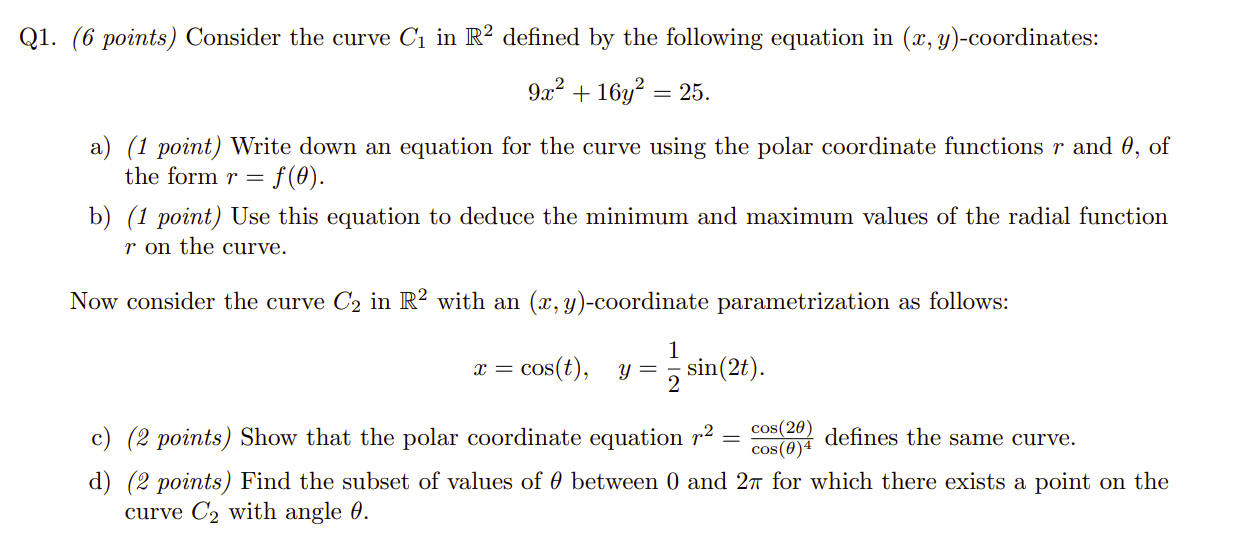 This is Calculus. Please solve the question with
