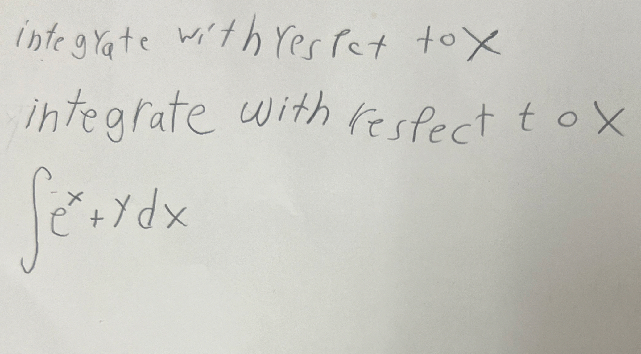 integrate with respat tox integrate with respect