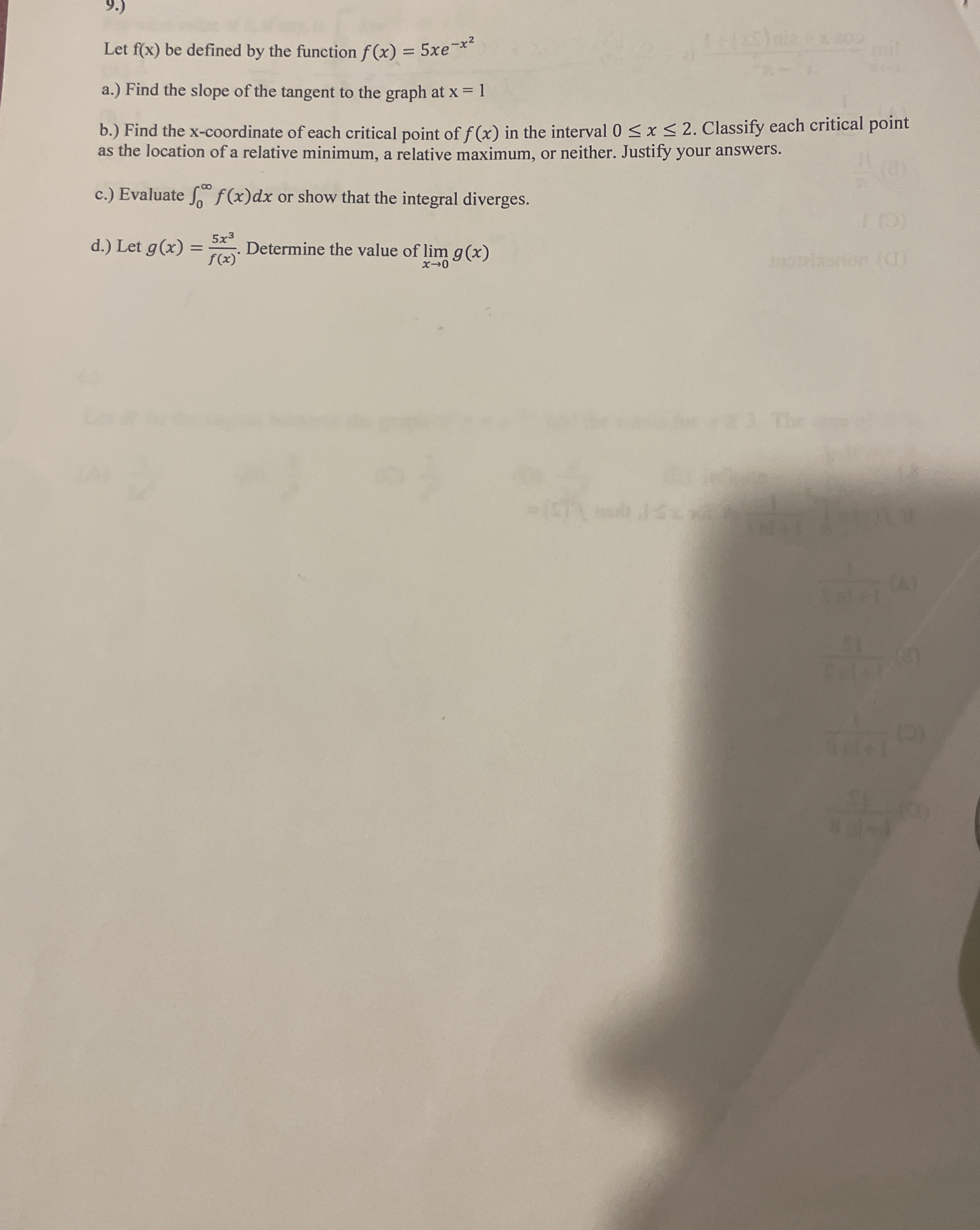 Let f ( x ) be defined by the function f ( x ) =