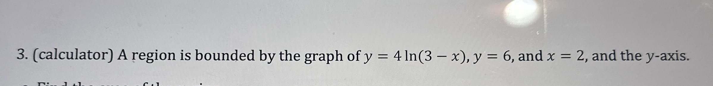 ( calculator ) Find the volume when the region in