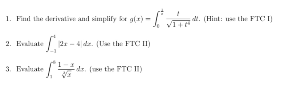 Find the derivative and simplify for g ( x ) = 0