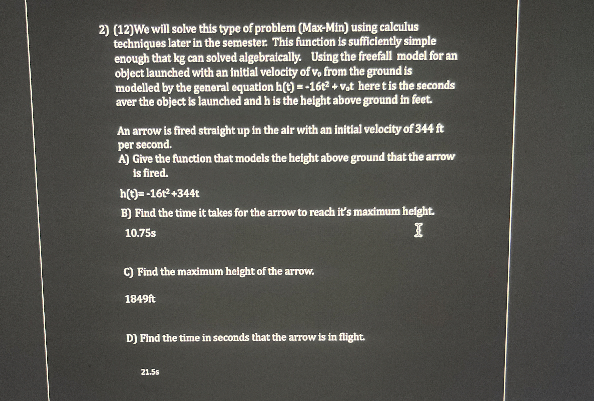 ( 1 2 ) We will solve this type of problem ( Max
