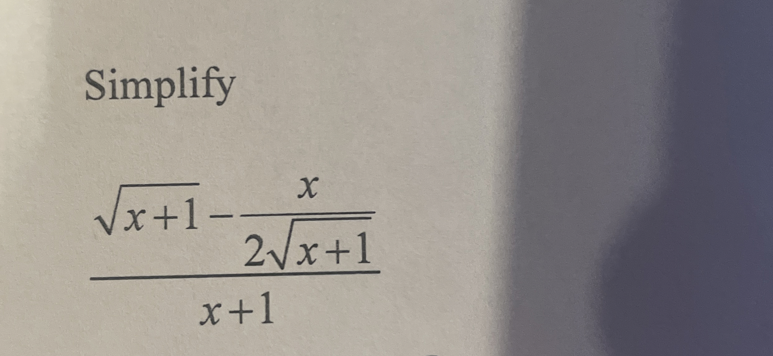 Simplify x 1 2 - x 2 x 1 2 x 1