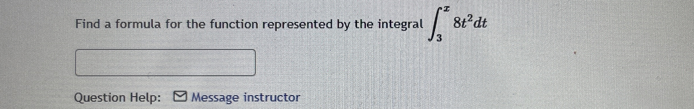 Find a formula for the function represented by