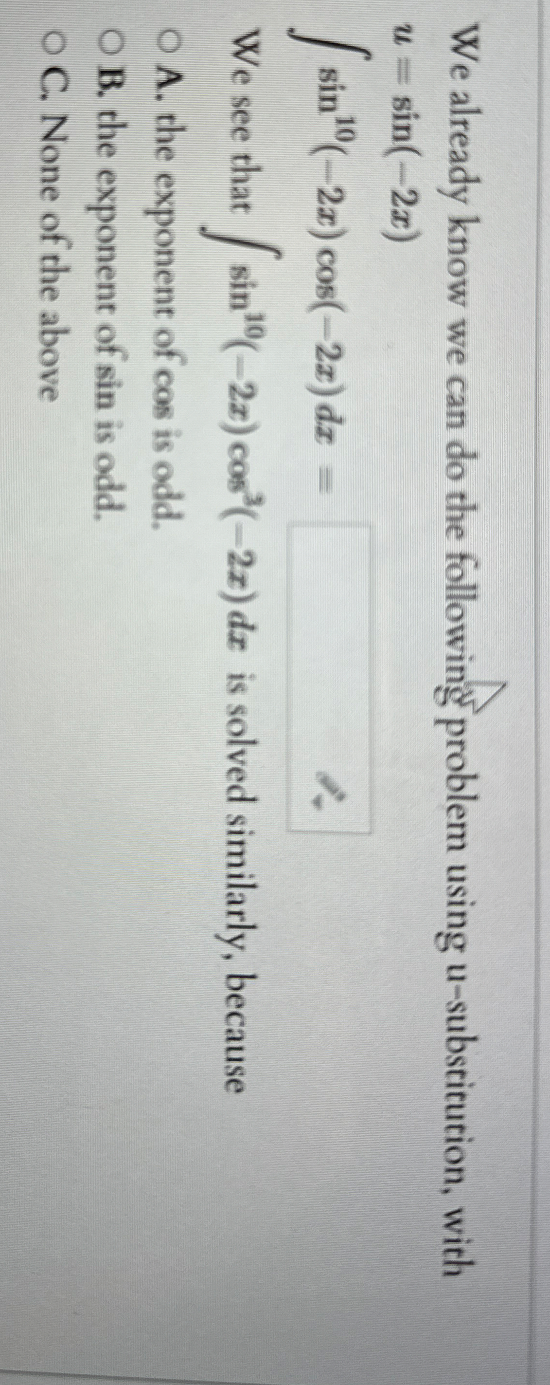 We already know we can do the following problem