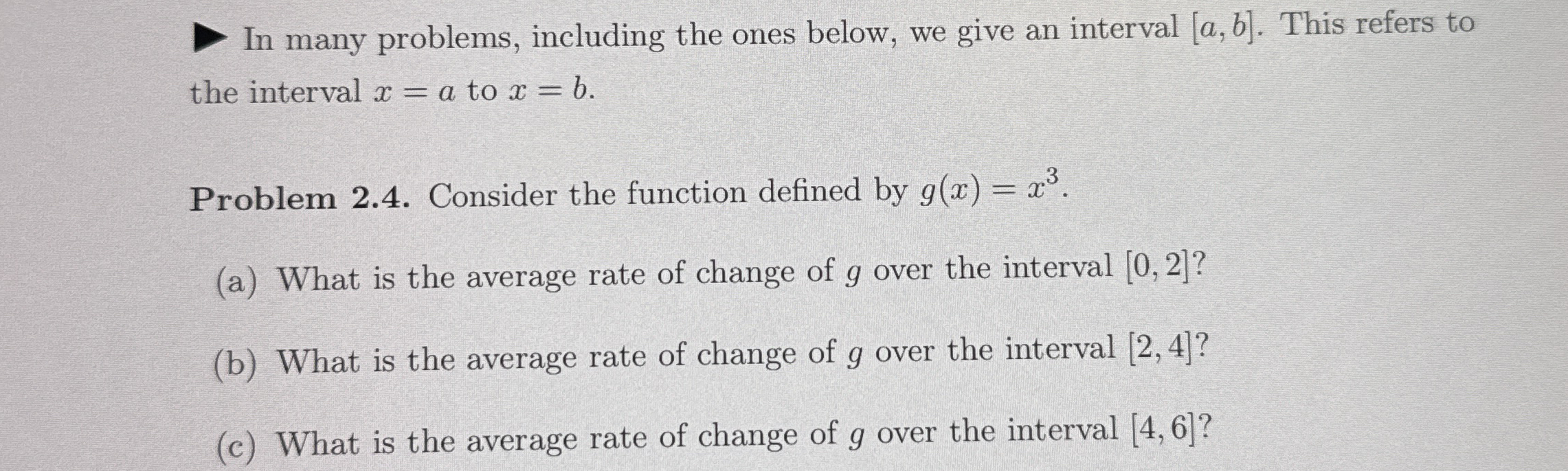 In many problems, including the ones below, we