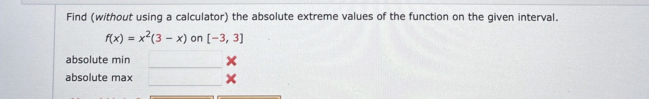 Find ( without using a calculator ) the absolute