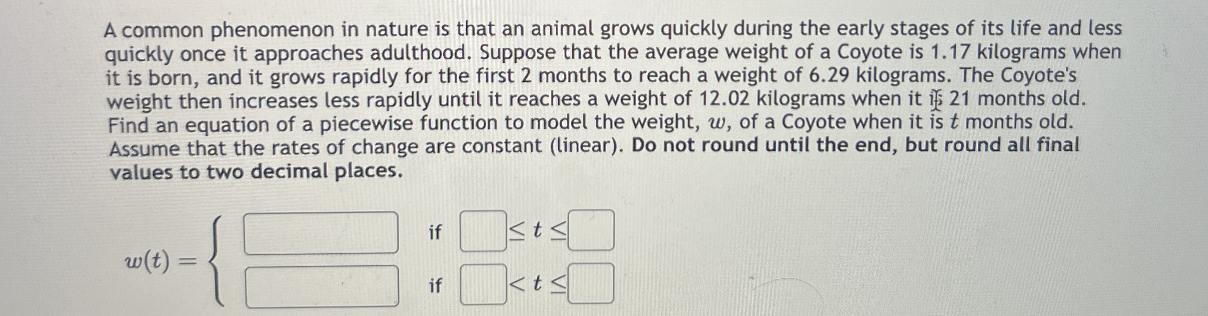 A common phenomenon in nature is that an animal