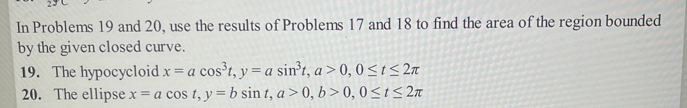 I need help with 2 0 In Problems 1 9 and 2 0 ,