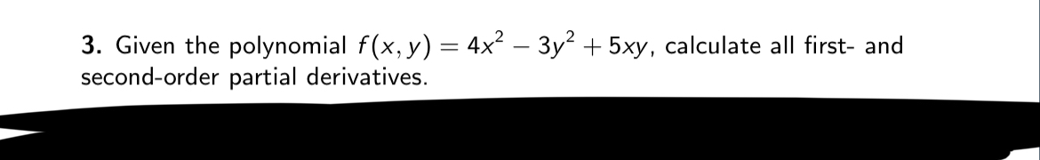 Given the polynomial f ( x , y ) = 4 x 2 - 3 y 2
