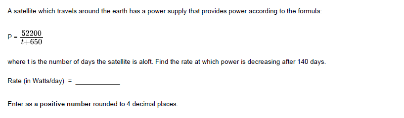 A satellite which travels around the earth has a