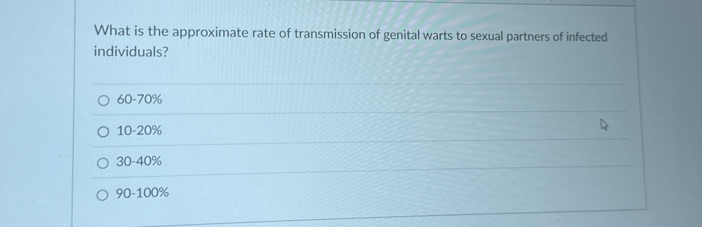 What is the approximate rate of transmission of
