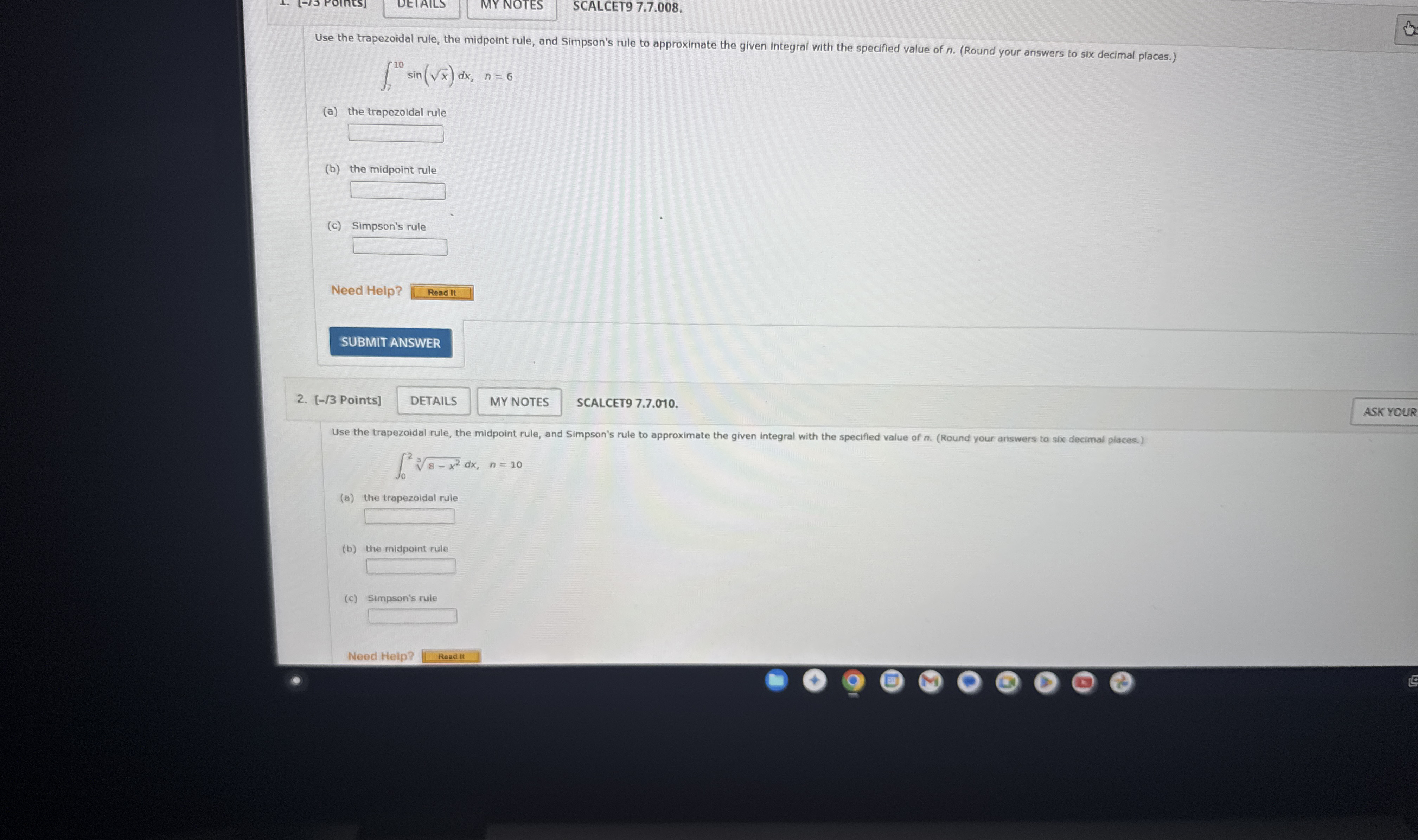 MY NOTES SCALCET 9 7 . 7 . 0 0 8 . Use the