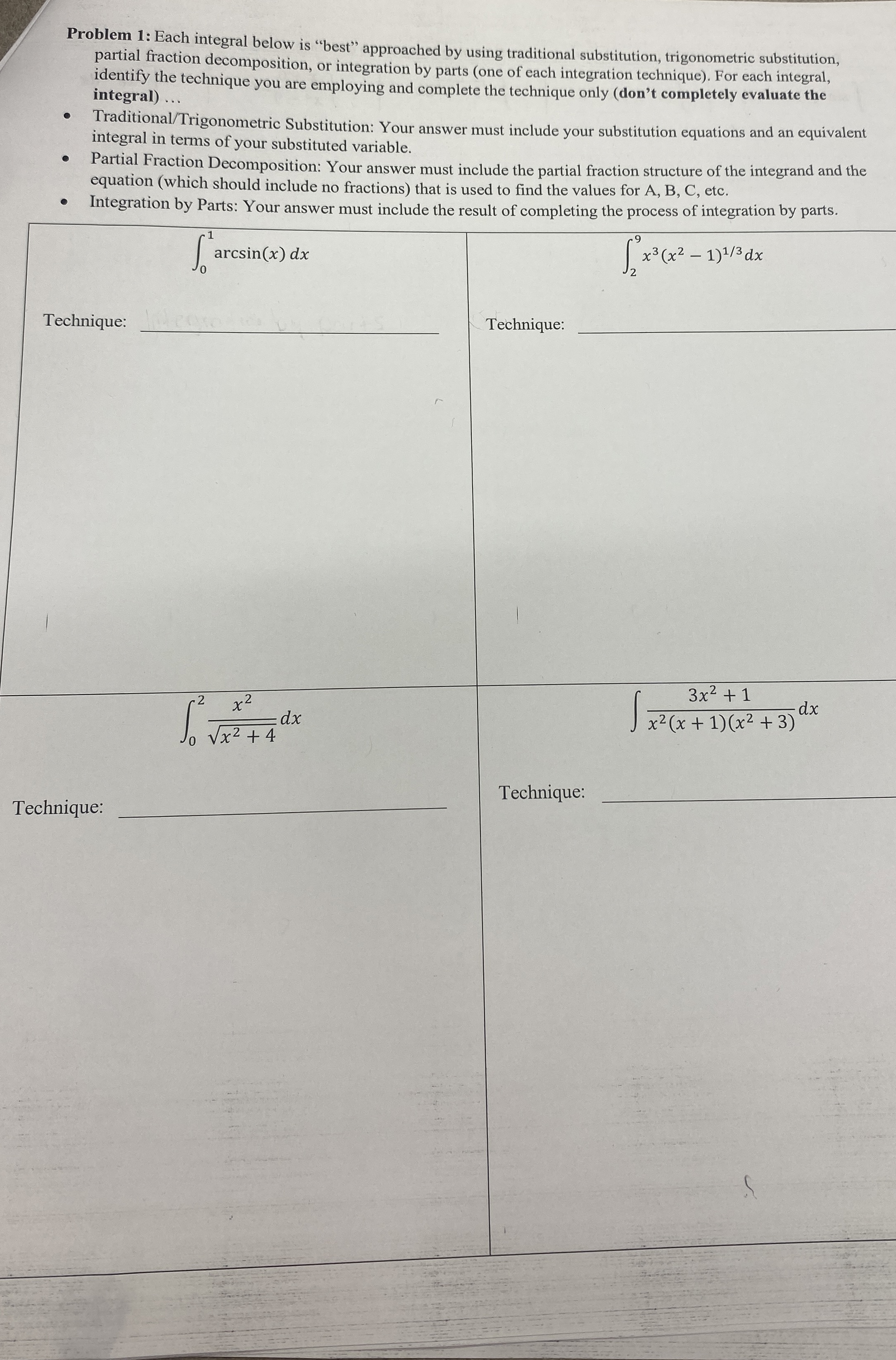 Carefully read the instructions and then conplrte