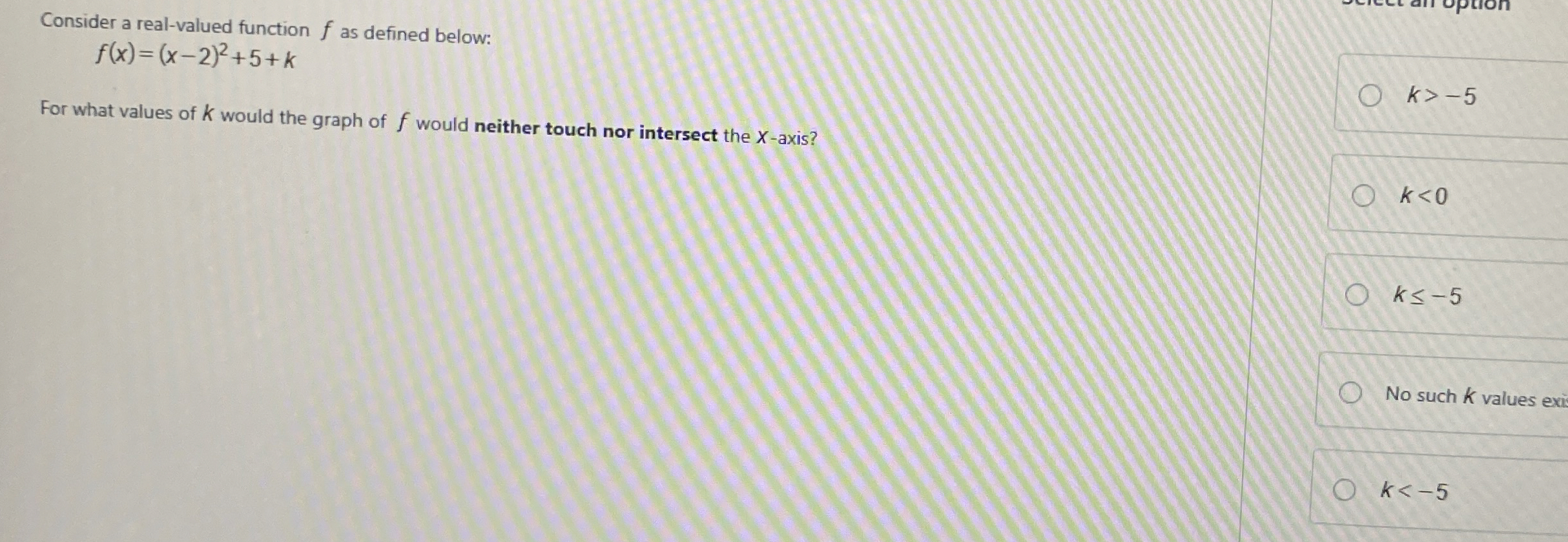 Consider a real - valued function f as defined