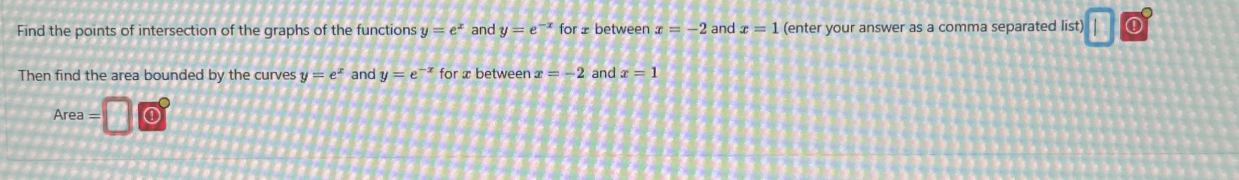 Find the points of intersection of the graphs of