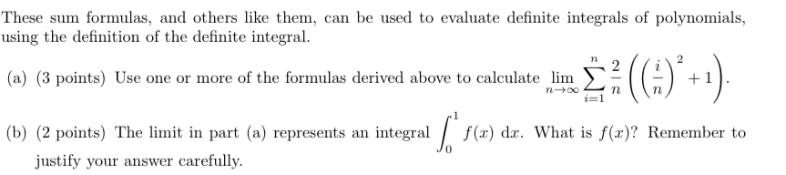 These sum formulas, and others like them, can be